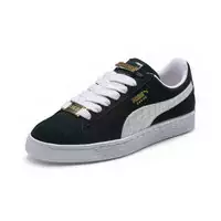 nouvelle basses puma suede heart et suede noir blanc